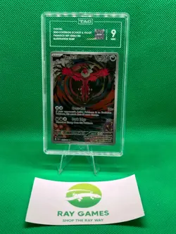 Pokemon TCG Yveltal 205/1872 Paradox Rift Illustration Rare Tag 9 Mint - Image 1