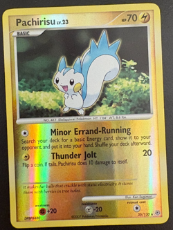 Pokemon Pachirisu 35/130 Reverse Holo Diamond & Pearl LP - Image 1