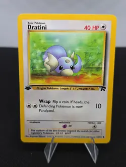 2000 Pokemon Team Rocket First Edition Dratini #53/82 - Image 1