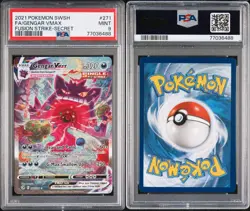 PSA 9 Gengar VMAX Alternate Full Art 271/264 Evolving Skies English Pokemon Mint - Image 3