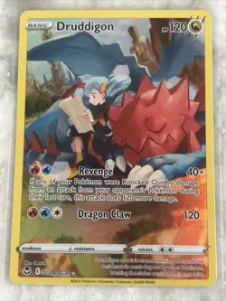 Pokemon TCG - Druddigon Trainer Gallery Holo Rare - TG09/TG30 - Silver Tempest - Image 1