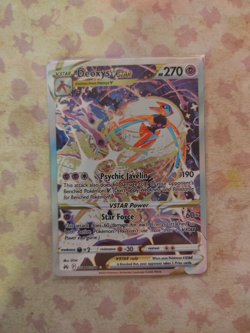 Pokemon TCG Deoxys VSTAR GG46 Crown Zenith Full Art Ultra Rare NM - Image 1