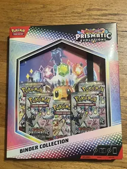Prismatic Evolutions Binder Collection NEW FACTORY SEALED Pokemon TCG - Image 1