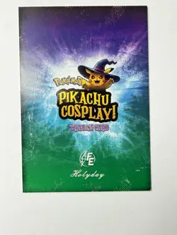 Walking Dead (Pikachu) #E13 Gold Holo Box Hit Electric Pikachu Cosplay Pokemon - Image 2