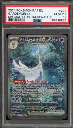 Pokemon Gardevoir ex Paldean Fates Special Illustration Rare #233 PSA 10 - Image 1