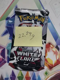 Very Heavy! 22.59g Pokemon TCG SV10.5 White Flare Booster Pack Sealed! - Image 2
