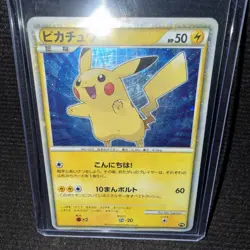 Pikachu PW Holo Pokemon 2010 World Collection - Japanese (ENGLISH BACK!) - Image 1