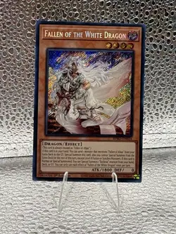 Fallen of the White Dragon BPRO-EN024 Secret Rare Yugioh Burst Protocol - Image 1