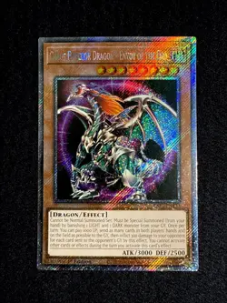 YUGIOH • CHAOS EMPEROR DRAGON • PLATINUM SECRET RARE • RA03-EN133 • 1st ED • NM - Image 1