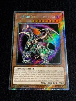 YUGIOH • CHAOS EMPEROR DRAGON • PLATINUM SECRET RARE • RA03-EN133 • 1st ED • NM - Image 2