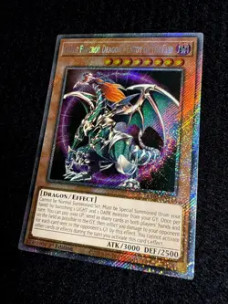 YUGIOH • CHAOS EMPEROR DRAGON • PLATINUM SECRET RARE • RA03-EN133 • 1st ED • NM - Image 3