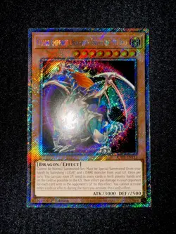 YUGIOH • CHAOS EMPEROR DRAGON • PLATINUM SECRET RARE • RA03-EN133 • 1st ED • NM - Image 5