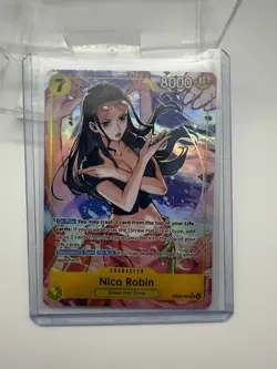 One Piece Nico Robin SR Alt Art AA EB03-055 Heroines edition English NM - Image 1