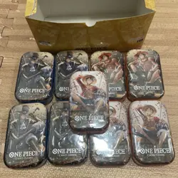 One Piece Tin Pack Set Vol 2 LOT of 9 TS-02 OP-13 I Factory Sealed ✅ - Image 1