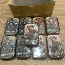 One Piece Tin Pack Set Vol 2 LOT of 9 TS-02 OP-13 I Factory Sealed ✅ - Image 2