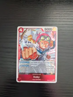 One Piece Premium Booster 02 (ENG) - Koby - Rare Foil - PRB02-001 - Image 1