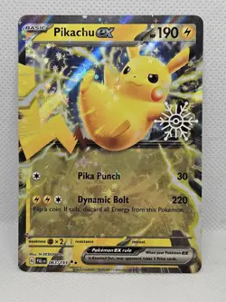 Pikachu ex (Holiday Calendar) 063/193 Miscellaneous Cards & Products Holo - Image 1