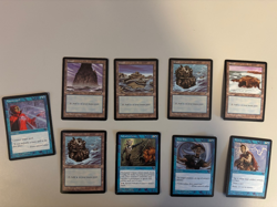 Magic the Gathering Tempest Cards - Blue Mana - Image 1