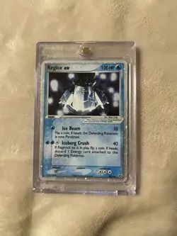 Pokemon Regice ex EX Emerald Holo Ultra Rare Card 98/106 100 HP 2005 - Image 2