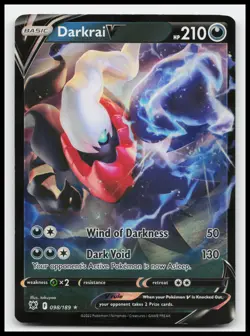 Darkrai V 098/189 Ultra Rare SWSH10: Astral Radiance Pokemon Card - Image 1