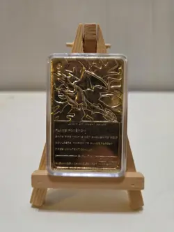 1999 Charizard Pokemon Trading Card 24K Gold Plated, Limited Edition Burger King - Image 2