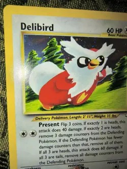 Pokemon Delibird Neo Revelation 05/64 Holo Rare Card 60 HP The Pokemon Company - Image 1
