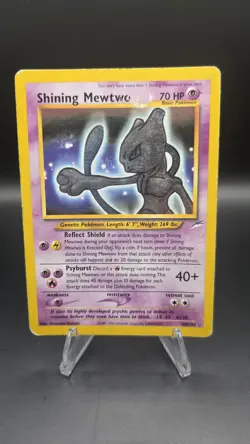 Shining Mewtwo 109/105 — HP — Neo Destiny — Secret Rare Holo WoTC Pokemon Card - Image 1