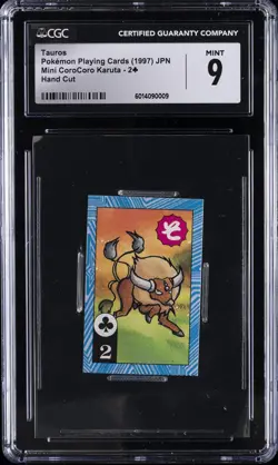 1997 POKEMON PLAYING CARDS JPN TAUROS CGC 9 - Image 1