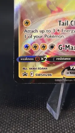 Pikachu VMAX SWSH286 SWSH: Sword & Shield Black Star Promo Pokemon Card - Image 3