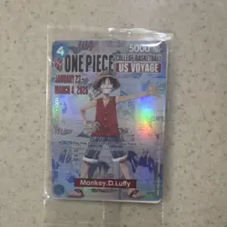 Monkey D. Luffy Promo One Piece CCG College Basketball US Voyage Card - Image 1