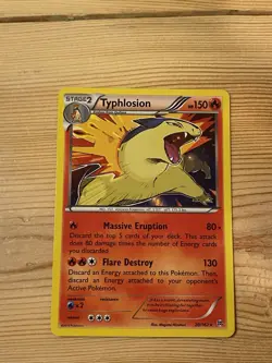 Pokemon Typhlosion 20/162 Breakthrough Holo Rare Stage 2 150 HP Card - Image 1