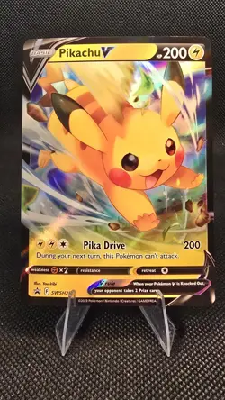 Pikachu V SWSH285 Promo Holo SWSH: Sword & Shield Promo Cards Pokemon - Image 1