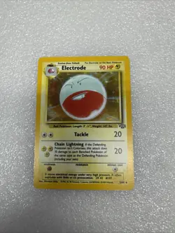 Electrode 2/64 Jungle Unlimited Holo Rare WotC 1999 Vintage Pokemon TCG Card - Image 4