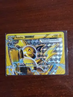 Pokemon TCG Raichu Break 50/162 Holo Card Breakthrough Series - Image 1