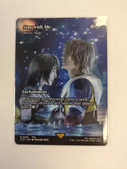 Stay with Me - Rhystic Study (Showcase) Final Fantasy: Through the Ages Regular - Image 1