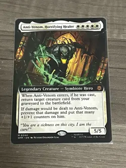 Anti-Venom, Horrifying Healer (Extended Art) #244 (NM) Spider-Man SPM Magic MTG - Image 1
