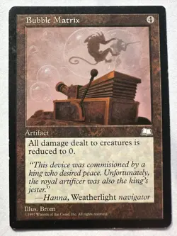 Bubble Matrix (Artifact) (Illus. Brom) -Weatherlight 1997 -MTG - Image 1