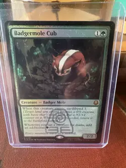 Badgermole Cub Avatar the Last Airbender Holo MTG 0167 - Image 1