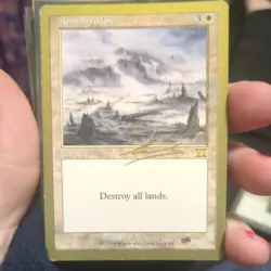 Armageddon - mtg - GOLD BORDER Championship Edition - Image 1