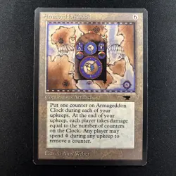 MTG ARMAGEDDON CLOCK Antiquities Regular MT Magic The Gathering - Image 1