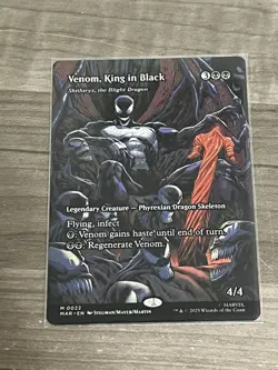 Venom, King in Black (Borderless) Marvel Universe Regular Never Played NM 0022 - Image 1