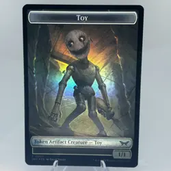 Toy Token + Treasure Double-Sided Token - Duskmourn: House of Horror - Foil - Image 1