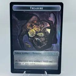 Toy Token + Treasure Double-Sided Token - Duskmourn: House of Horror - Foil - Image 2