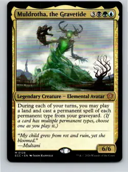 Magic the Gathering Muldrotha, the Gravetide Lorwyn Eclipsed Commander MTG - Image 1