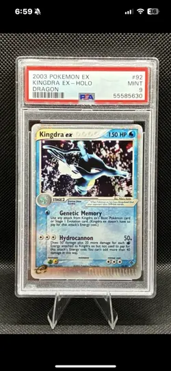 Psa 9 Kingdra Ex Dragon Pokemon Card - Image 1