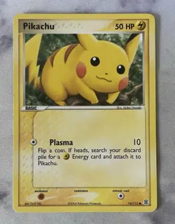 Pikachu 74/112 Fire Red and Leaf Green Pokemon - Image 1