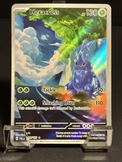 Heracross 194/193 Illustration Rare Pokemon Sv02: Paldea Evolved Near Mint - Image 1