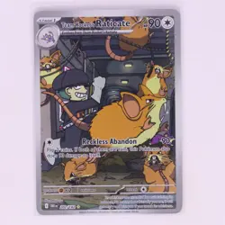 Team Rocket's Raticate 202/182 Illustration Rare Destined Rivals Pokemon NM - Image 1