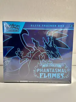 Pokemon Mega Evolution Phantasmal Flames Elite Trainer Box ETB New & Sealed 🔥 - Image 1