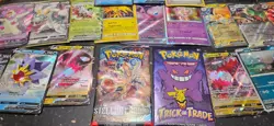 pokemon lot 1000+ cards including sealed packs, hits, dice, binder, etb holos - Image 2